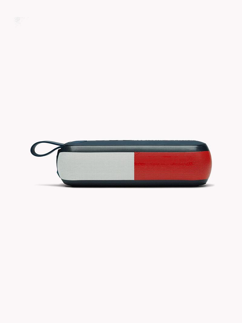 Férfi Tommy Hilfiger Vízálló Wireless Speaker Technology Piros Fehér Kék | HU 1584BEX